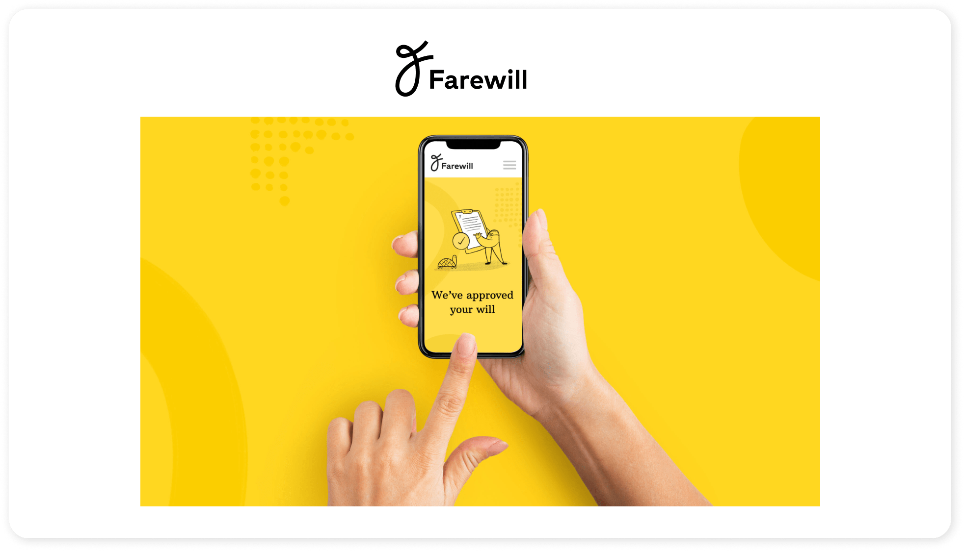 Farewill app screenshot 