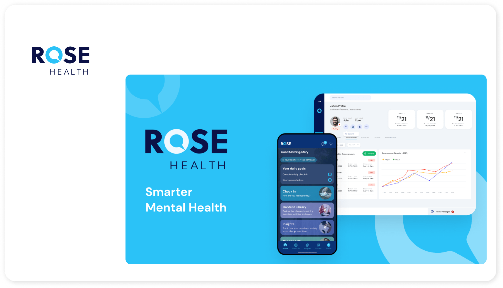 Rose Health website screenshot